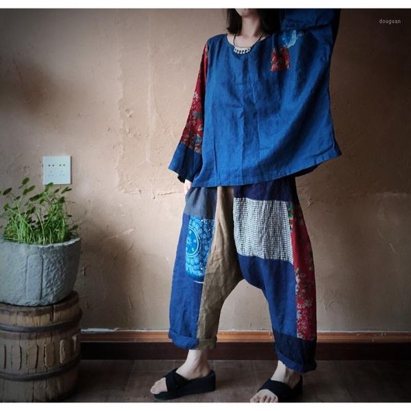 women's pants & capris women loose cotton linen patchwork harem ladies vintage elastic waist splice trousers 2021 summer autumn, Black;white
women's pants & capris women loose cotton linen patchwork harem ladies vintage elastic waist splice trousers 2021 summer autumn, Black;white