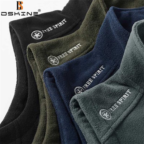 men thicken fleece warm vest jacket autumn outdoor fashion casual vest men coat winter tactics large size s-5xl vest men's 220114, Black;white
men thicken fleece warm vest jacket autumn outdoor fashion casual vest men coat winter tactics large size s-5xl vest men's 220114, Black;white