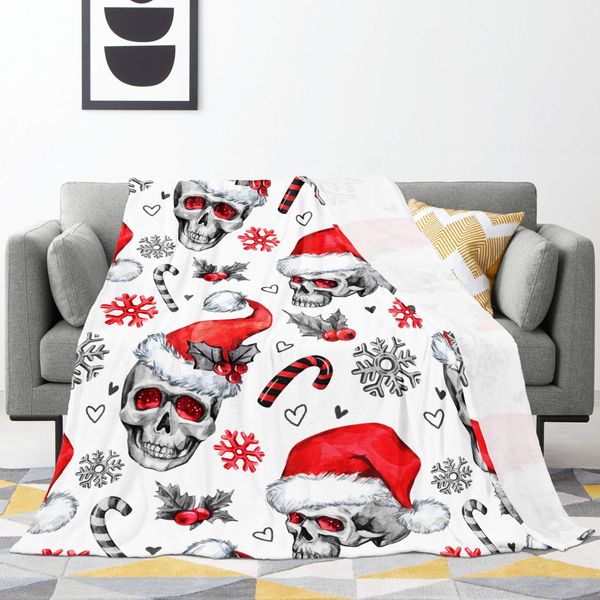 blanket sketchy skulls in santa hat fleece blankets ultra-soft micro throw blanket warm bed throws for couch sofa and chair
blanket sketchy skulls in santa hat fleece blankets ultra-soft micro throw blanket warm bed throws for couch sofa and chair