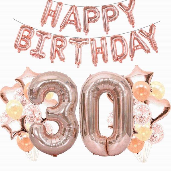 party decoration 18 30 40 50 60 happy birthday decorations rose gold latex balloon 40inch number kids ceremony supplies
party decoration 18 30 40 50 60 happy birthday decorations rose gold latex balloon 40inch number kids ceremony supplies