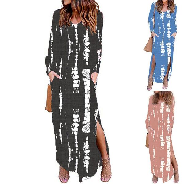 tie-dyed split dress for ladies 2021 spring autum fashion casual women's long sleeve high-waisted custume v-neck cheongsam dresses, Black;gray
tie-dyed split dress for ladies 2021 spring autum fashion casual women's long sleeve high-waisted custume v-neck cheongsam dresses, Black;gray