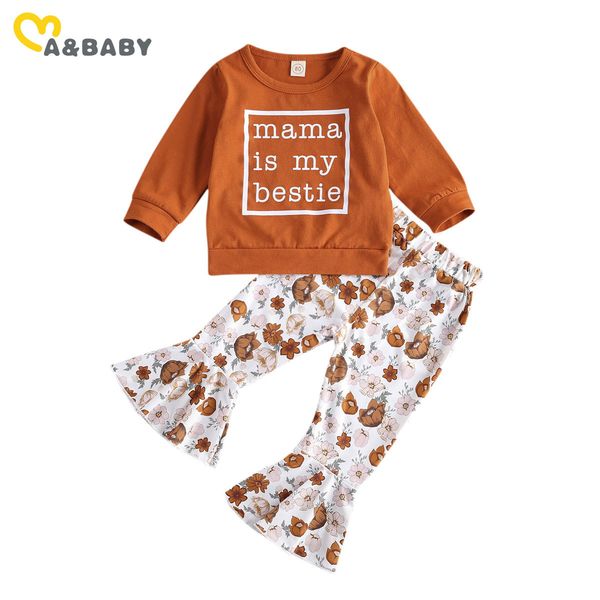 1-5y spring autumn toddler baby kid girl flower clothes set letter sweatshirt flare pants outfits child costumes 210515, White
1-5y spring autumn toddler baby kid girl flower clothes set letter sweatshirt flare pants outfits child costumes 210515, White