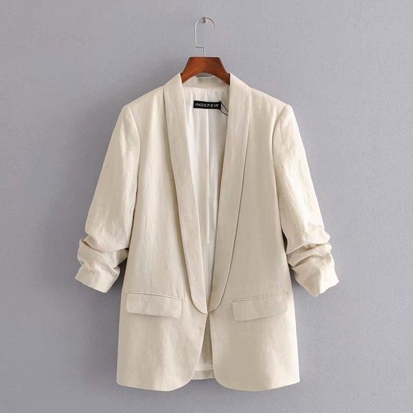 mazefeng 2021 shawl collar elegant office ladies workwear blazer long sleeve regular fit minimalist women autumn solid women's suits &, White;black
mazefeng 2021 shawl collar elegant office ladies workwear blazer long sleeve regular fit minimalist women autumn solid women's suits &, White;black