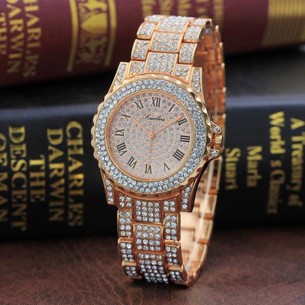 wristwatches luxury diamond calendar women watch roman number small dial date rose gold women's watches ladies relogio feminino, Slivery;brown
wristwatches luxury diamond calendar women watch roman number small dial date rose gold women's watches ladies relogio feminino, Slivery;brown