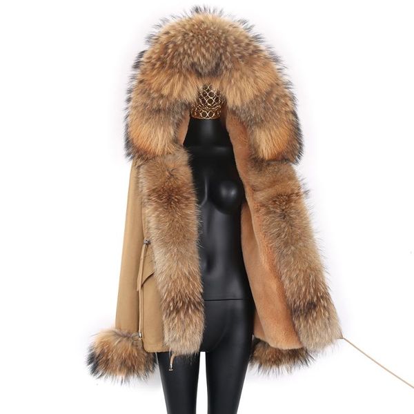 women's fur & faux women winter jacket large hooded coat solid color casual long sleeve parka, Black
women's fur & faux women winter jacket large hooded coat solid color casual long sleeve parka, Black