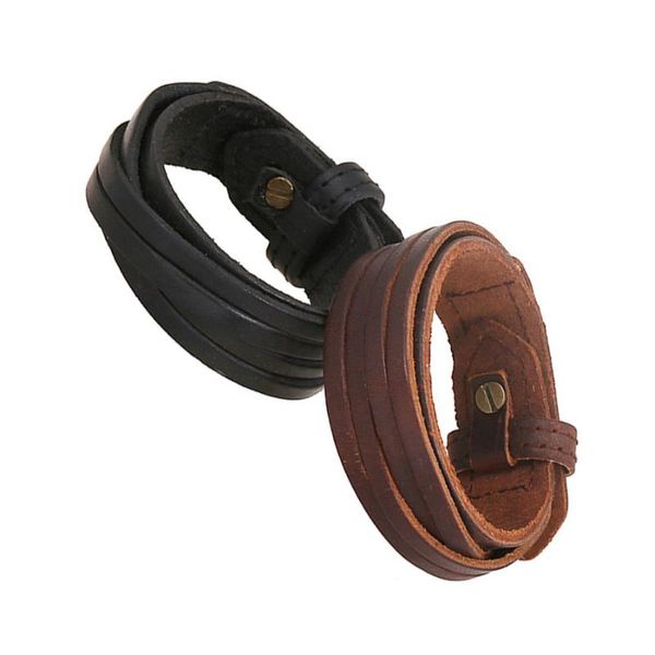 tennis fashion 24.5cm multi braided genuine leather punk bracelet women mens wrap bangle creative adjustable wristband jewelry fs043, Golden;silver
tennis fashion 24.5cm multi braided genuine leather punk bracelet women mens wrap bangle creative adjustable wristband jewelry fs043, Golden;silver