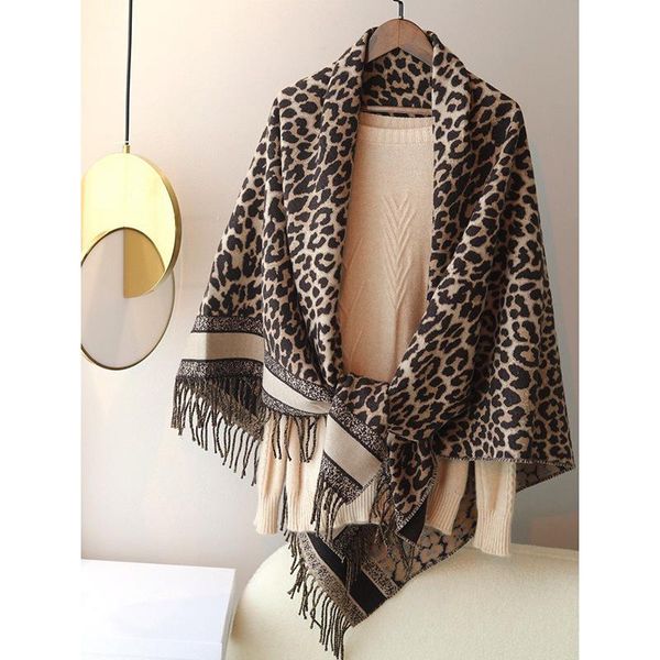 scarves cashmere wool 140cm large square scarf leopard print shawl with high-end outside, Blue;gray
scarves cashmere wool 140cm large square scarf leopard print shawl with high-end outside, Blue;gray