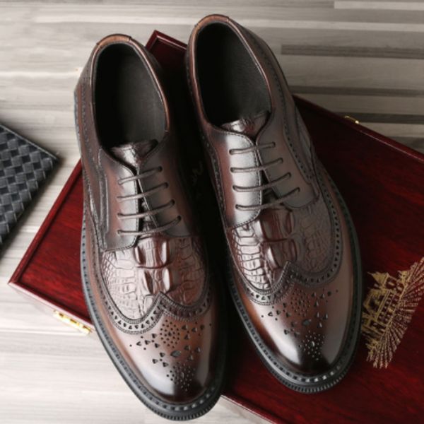 block business dress shoes men flat bottom breathable british style pu leather embossed low heel lace up round head dp153, Black
block business dress shoes men flat bottom breathable british style pu leather embossed low heel lace up round head dp153, Black