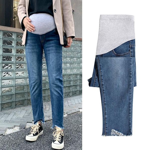 maternity bottoms denim pants jeans loose pregnancy abdominal stomach lift for pregnant women autumn spring high waist trousers, White
maternity bottoms denim pants jeans loose pregnancy abdominal stomach lift for pregnant women autumn spring high waist trousers, White