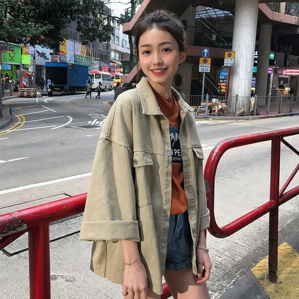 women's jackets basic women solid single breasted bf teenager casual loose all-match outwears clothing spring autumn ins ulzzang fashio, Black;brown
women's jackets basic women solid single breasted bf teenager casual loose all-match outwears clothing spring autumn ins ulzzang fashio, Black;brown