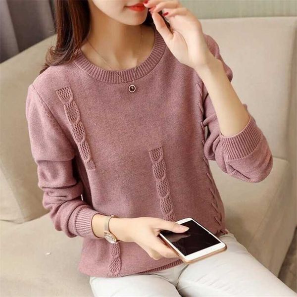 winter women pullover sweater fashion autumn plus size sweaters o-neck knitwear loose knitted sweater female slim casual 211214, White;black
winter women pullover sweater fashion autumn plus size sweaters o-neck knitwear loose knitted sweater female slim casual 211214, White;black