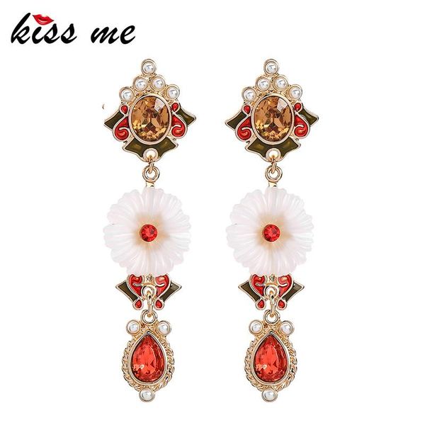 earrings wholesale white resin flower red glass crystal water drop jewelry dangle & chandelier, Silver
earrings wholesale white resin flower red glass crystal water drop jewelry dangle & chandelier, Silver