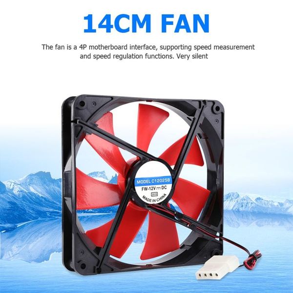 4 pin 140mm dc silent cpu cooling fan high airflow 2300rpm speed adjustable computer cooler quiet for pc chassis radiating lappads
4 pin 140mm dc silent cpu cooling fan high airflow 2300rpm speed adjustable computer cooler quiet for pc chassis radiating lappads