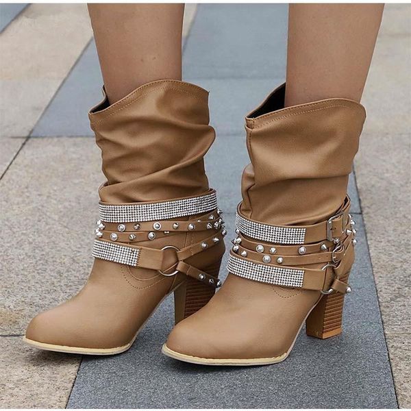 boots women ankle ladies retro crystal boot rivet leather high heels autumn casual buckle pumps female fashion 2021 shoes, Black
boots women ankle ladies retro crystal boot rivet leather high heels autumn casual buckle pumps female fashion 2021 shoes, Black