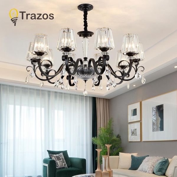 modern crystal chandeliers home lighting lustres de cristal decoration luxury candle chandelier pendants living room indoor lamp
modern crystal chandeliers home lighting lustres de cristal decoration luxury candle chandelier pendants living room indoor lamp