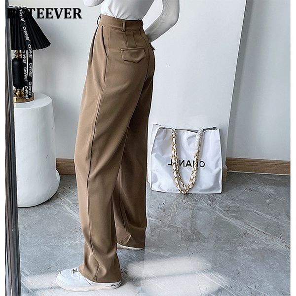 pants new spring summer women high waist solid suit casual loose wide leg long pants female trousers 2021 ladies pantalon q1l6, Black;white
pants new spring summer women high waist solid suit casual loose wide leg long pants female trousers 2021 ladies pantalon q1l6, Black;white