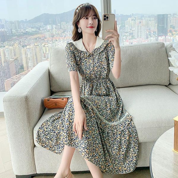 casual dresses dress tea break french floral 2021 summer temperament women's small slim, Black;gray
casual dresses dress tea break french floral 2021 summer temperament women's small slim, Black;gray