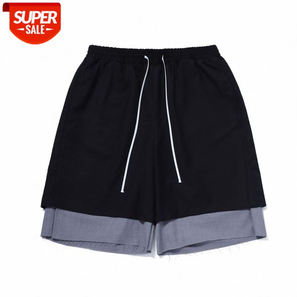 fake two-piece sports shorts men's loose hip-hop contrast color fringe casual five-point pants #l11d, Black
fake two-piece sports shorts men's loose hip-hop contrast color fringe casual five-point pants #l11d, Black