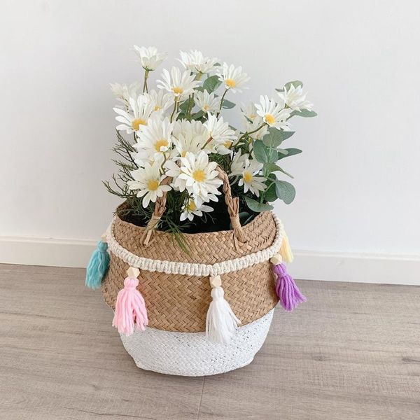 colorful macrame woven tel garland belly basket decorative wall hangings for boho home decor baby nursey room
colorful macrame woven tel garland belly basket decorative wall hangings for boho home decor baby nursey room