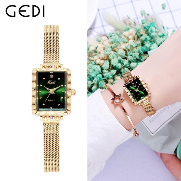 wristwatches gedi woman fashion rectangle dress watches rhinestone gold lady stainless steel bracelet watch waterproof simple student, Slivery;brown
wristwatches gedi woman fashion rectangle dress watches rhinestone gold lady stainless steel bracelet watch waterproof simple student, Slivery;brown
