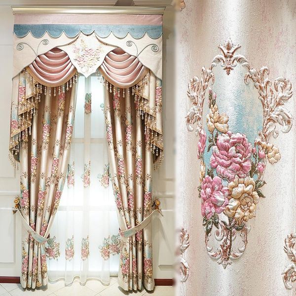 curtain & drapes luxury european-style jacquard high-precision curtains for bedroom and living room shading
curtain & drapes luxury european-style jacquard high-precision curtains for bedroom and living room shading