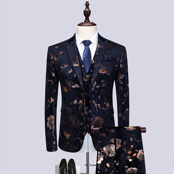 men's suits & blazers (jackets + vests pants) men's high-quality blazers 3-sport slim fit clothing printed engagement dress stylis, White;black
men's suits & blazers (jackets + vests pants) men's high-quality blazers 3-sport slim fit clothing printed engagement dress stylis, White;black