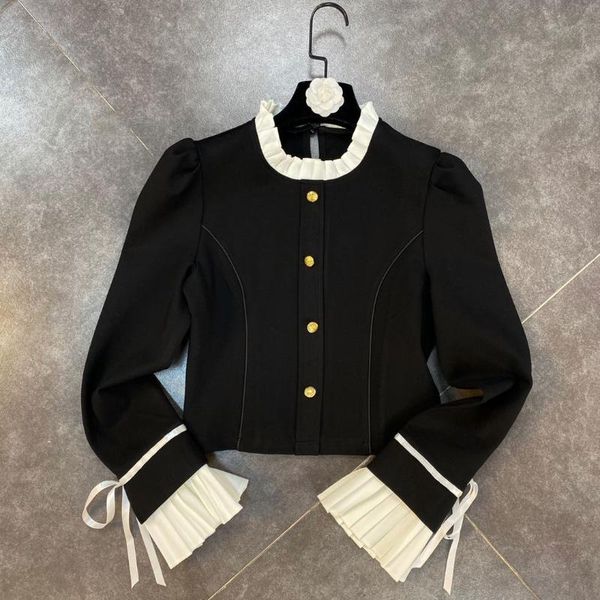 women's hoodies & sweatshirts lace stand-up collar women temperament retro small shirt 2021, Black
women's hoodies & sweatshirts lace stand-up collar women temperament retro small shirt 2021, Black