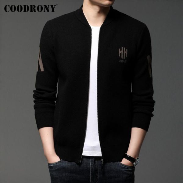 men's sweaters coodrony brand autumn winter arrival warm knitwear sweater coat jacket streetwear fashion pattern cardigan men clothes c, White;black 
men's sweaters coodrony brand autumn winter arrival warm knitwear sweater coat jacket streetwear fashion pattern cardigan men clothes c, White;black