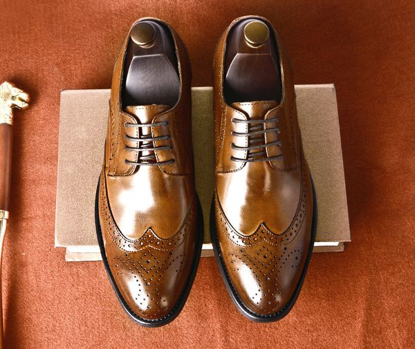 high quality vintage Oxford Dress Shoes For Men Genuine Cow Leather formal shoes Handmade Wedding Office italian shoes, Wine red
high quality vintage Oxford Dress Shoes For Men Genuine Cow Leather formal shoes Handmade Wedding Office italian shoes, Wine red