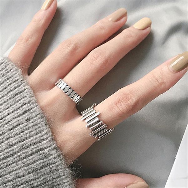 cluster rings vintage 925 sterling silver adjustable geometric for women prevent allergy ring female anillos jz001, Golden;silver
cluster rings vintage 925 sterling silver adjustable geometric for women prevent allergy ring female anillos jz001, Golden;silver