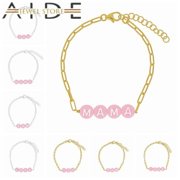 charm bracelets trendy copper letter paperclip chain bracelet bangle for mom friends birthday gift bohemian adjustable summer jewerly, Golden;silver
charm bracelets trendy copper letter paperclip chain bracelet bangle for mom friends birthday gift bohemian adjustable summer jewerly, Golden;silver