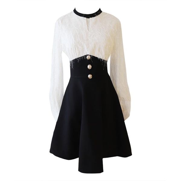 casual dresses feather tassels dress holiday women long sleeve vestido lady outfit korean fashion clothes o neck high quality, Black;gray
casual dresses feather tassels dress holiday women long sleeve vestido lady outfit korean fashion clothes o neck high quality, Black;gray