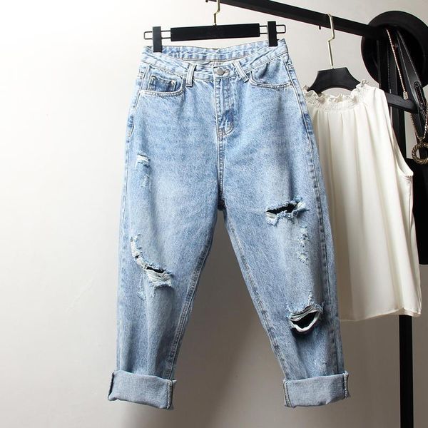 women's jeans boyfriend for women clothes casual denim pants ripped hole female streetwear large size mom l-4xl q2492, Blue
women's jeans boyfriend for women clothes casual denim pants ripped hole female streetwear large size mom l-4xl q2492, Blue