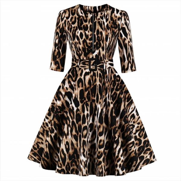 leopard print casual spring womens dress autumn vintage style elegant frilled a line hem midi dresses tunic swing vestido, Black;gray
leopard print casual spring womens dress autumn vintage style elegant frilled a line hem midi dresses tunic swing vestido, Black;gray