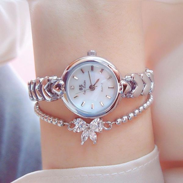 wristwatches bs woman watches 2022 dress small dial watch women bracelet silver elegant ladies wrist montre femme, Slivery;brown
wristwatches bs woman watches 2022 dress small dial watch women bracelet silver elegant ladies wrist montre femme, Slivery;brown