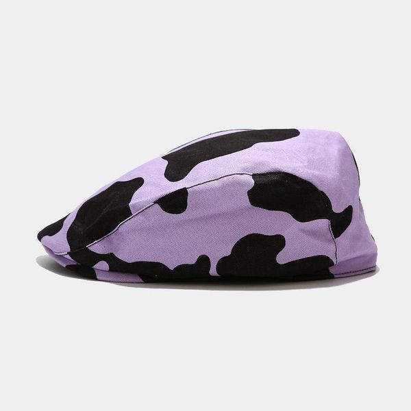 berets ldslyjr cotton cow pattern print sboy caps flat peaked cap men and women painter hats, Blue;gray
berets ldslyjr cotton cow pattern print sboy caps flat peaked cap men and women painter hats, Blue;gray