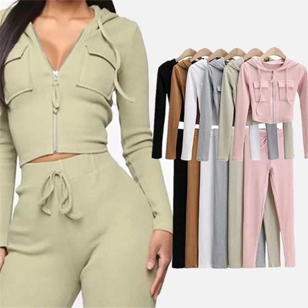 women's tracksuits 2021 spring tracksuit drawstring long pants hooded hoodie suit casual zipper short sweatshirt 2 piece set, Gray
women's tracksuits 2021 spring tracksuit drawstring long pants hooded hoodie suit casual zipper short sweatshirt 2 piece set, Gray