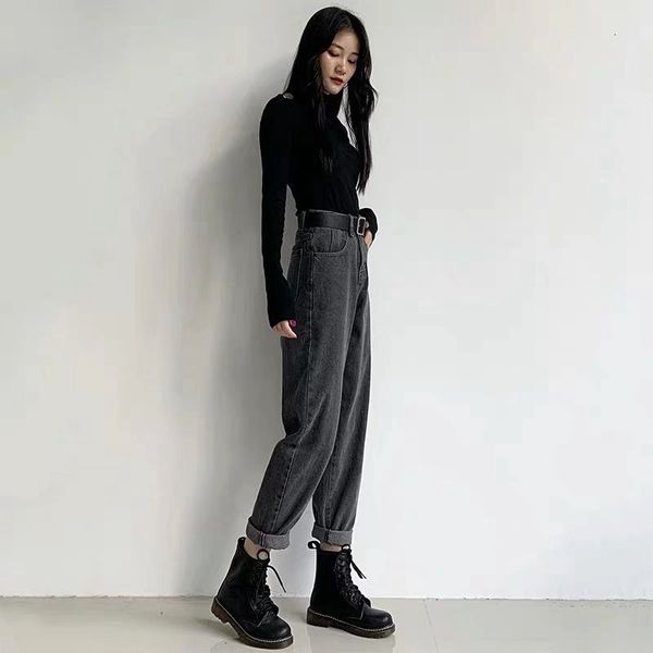 women's jeans novo jeans feminino cintura alta solto, calça comprida estilo coreano retrô reta para estudantes outono inverno u3ix, Blue
women's jeans novo jeans feminino cintura alta solto, calça comprida estilo coreano retrô reta para estudantes outono inverno u3ix, Blue