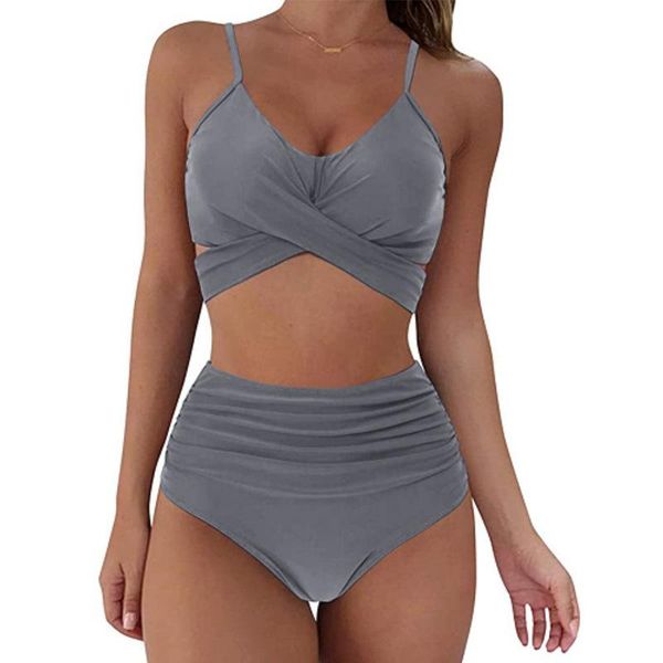 women's swimwear 2021 swimsuit leopard print cross high waist split two-piece bikini, White;black
women's swimwear 2021 swimsuit leopard print cross high waist split two-piece bikini, White;black
