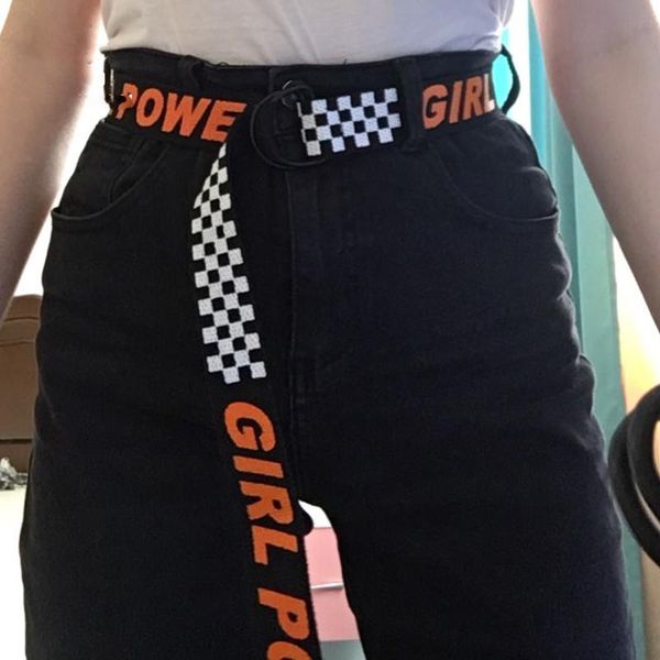 belts women belt fashion metal double d ring buckle 130cm long strap female letter printing canvas jeans, Black;brown
belts women belt fashion metal double d ring buckle 130cm long strap female letter printing canvas jeans, Black;brown