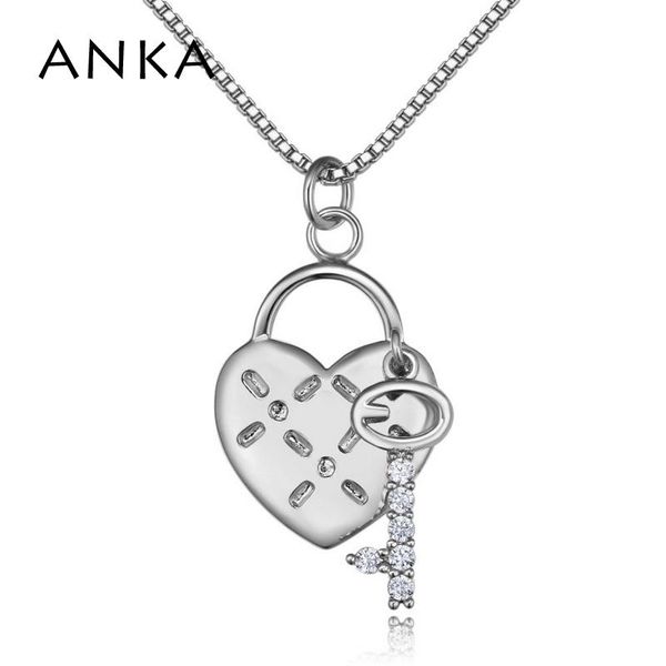 pendant necklaces anka fine jewelry love key and heart lock girl women zircon fashion romantic luxury chains necklace #26155, Silver
pendant necklaces anka fine jewelry love key and heart lock girl women zircon fashion romantic luxury chains necklace #26155, Silver