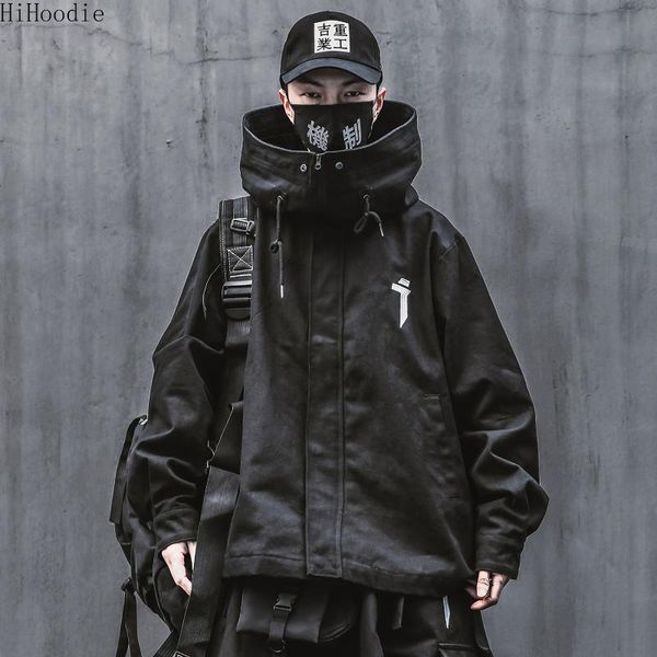 men's jackets hip-hoodie techwear jacket for men black spring japanese streetwear hooded coat, Black;brown
men's jackets hip-hoodie techwear jacket for men black spring japanese streetwear hooded coat, Black;brown