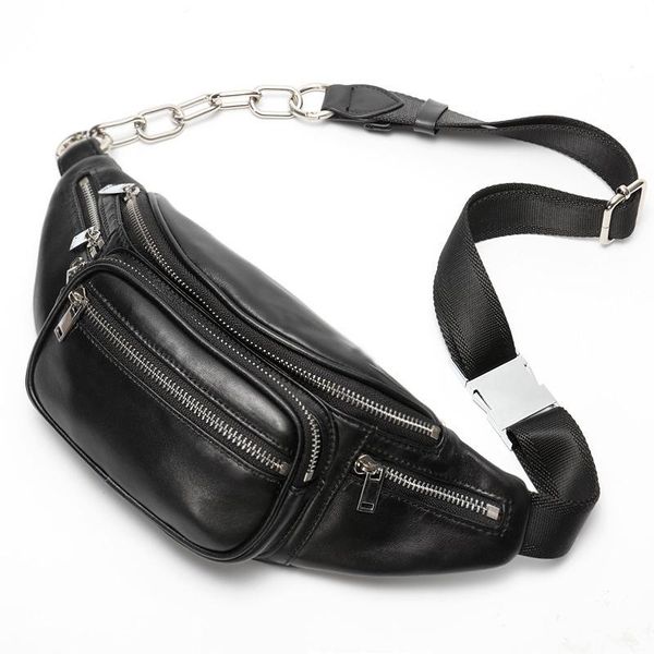 chains waist belt bag women fanny pack bags fashion genuine cow leather handbag 2021 hight quality sac banane femme
chains waist belt bag women fanny pack bags fashion genuine cow leather handbag 2021 hight quality sac banane femme