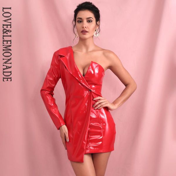 casual dresses love&lemonade red irregular collar cross long sleeve reflective pu bodycon party mini dress (with zip) lm81781-2, Black;gray
casual dresses love&lemonade red irregular collar cross long sleeve reflective pu bodycon party mini dress (with zip) lm81781-2, Black;gray