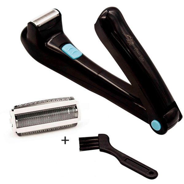 river lake men shaving 180 degrees foldable electric back shaver battery manual long handle hair remover 1 razor & 2 blades
river lake men shaving 180 degrees foldable electric back shaver battery manual long handle hair remover 1 razor & 2 blades
