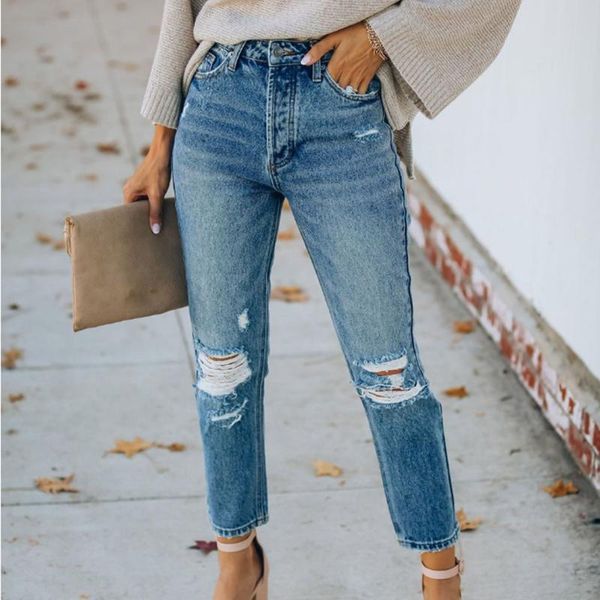 women's jeans denim pants for women fashion solid color with pockets hole ladies summer casual zipper fringe trousers, Blue
women's jeans denim pants for women fashion solid color with pockets hole ladies summer casual zipper fringe trousers, Blue