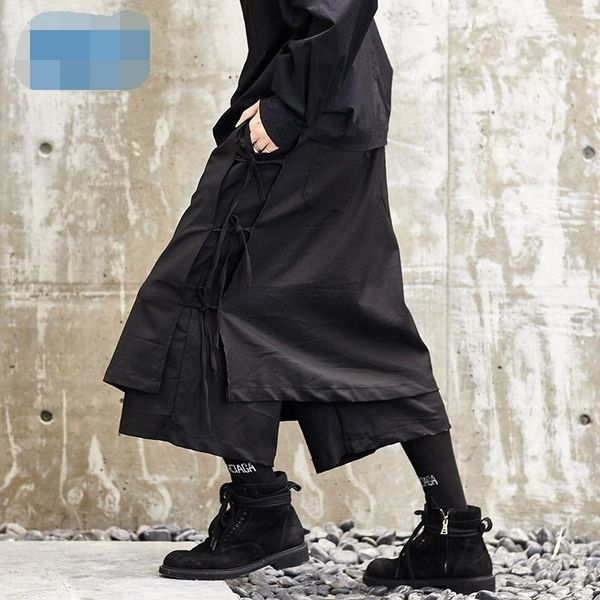 original design dark wide-leg pants hair stylist overalls japanese men casual men's, Black
original design dark wide-leg pants hair stylist overalls japanese men casual men's, Black