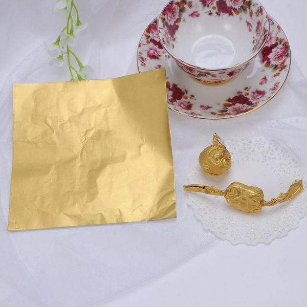 100pcs aluminium foil paper golden wrapping gift packaging for chocolate candy bath bombs wrap
100pcs aluminium foil paper golden wrapping gift packaging for chocolate candy bath bombs wrap