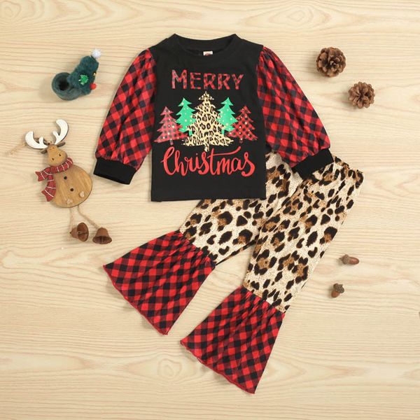 kids clothing sets girls outfits baby clothes children spring autumn letter print t-shirts leopard flared pants 2pcs christmas b8270, White
kids clothing sets girls outfits baby clothes children spring autumn letter print t-shirts leopard flared pants 2pcs christmas b8270, White