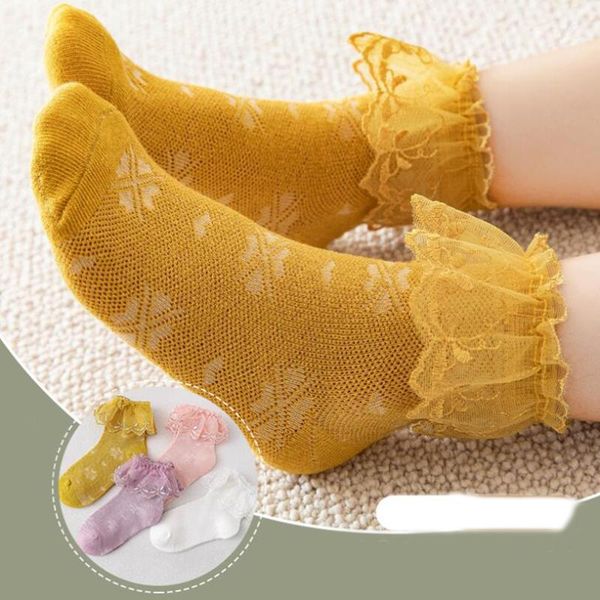 soft breathable lace socks baby girls princess fashion short infant kids cotton mesh children sports skarpety, Pink;yellow
soft breathable lace socks baby girls princess fashion short infant kids cotton mesh children sports skarpety, Pink;yellow